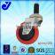 JY-404| 4" PVC Wheel without Break|Adjustable caster wheels | Industrial trolley caster wheel