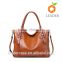 Hottest promotion support OEM genuine leather handbag