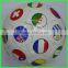 machine sewn country flag football
