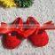 Wholesale baby girl shoes ivory baby lace shoes with bow in stock