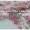 Newest design 19cm width printed flower lace guipure 2016 wholesale