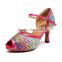 PU Latin dance shoes Women's Spot soft outsole Ballroom dancing shoes Waltz Salsa shoes