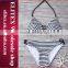 2017 Newest zebra lines sexy print black bikini BI257