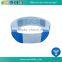 25*255mm Cutomized LOGO One Color Printed Disposable Paper RFID Wristband
