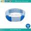 Blue LOGO Printed Paper One Time Use NTAG213 NFC RFID Wristband