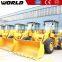 World Brand 3Ton Mini Cheap Wheel Loader With 1.8m3 Bucket Capacity