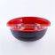 1000ml Plastic Japanese Disposable Soup Bowl with microwave safe