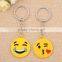 Fashion Custom Soft PvC Emoji Keychain Munafacturer