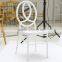 Foshan furniture Steel stackable white chiavari wedding chairs