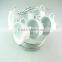 Hot selling Stock set of coffee cup and saucer with metal Rack
