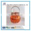 Big Electroplated Unique Hanging Glass Pumpkin Jars for Candle