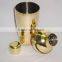 Stainless Steel Cocktail Shaker - Brass/Gold Finish