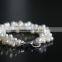 wholesale 7-8 mm white rice shape freshwater pearl bracelet