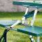 Garden ABS Plastic 4 Seats Folding Aluminum Suitcase Picnic Table