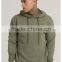 Khaki Men's Full Tracksuits 100% Cotton Raw Cut Gym Pullover Hoodie Tapered Jogger Pants Custom Tracksuit Tops and Bottms