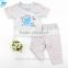 Wholesale Kids Summer Pajama 2 Pcs Set Short Sleeve O-neck Pajama Baby Set