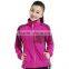 Oem outdoor breathable polar women stand collar fleece jacket