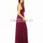 High quality round neck sleeveless maxi new ladies dress 2015