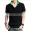 OEM Contrast collar polo shirt design for men
