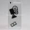 Applus Creative Design Transparent Plastic Case For IPhone 5