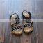 B21385A Korea Girls Suede Leather Diamond Princess Comfortable Sandals