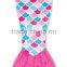 Softtextile 100%Polyester Baby Knitted Fleece Mermaid Tail Blanket
