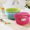 Plastic baskets for vegetables and fruits, Small plastic baskets with handles
