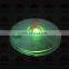 100*10mm engrave logo led flashing coaster good for advertisment gifts
