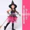 Cheap Long Kids Pink Witch Costumes 2016 Popular Children Halloween Costumes