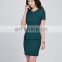 anti-wrinkle wholesale polyester/rayon manufacture women short sleeve church suits