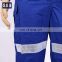 Custom logo blue workers safety coverall work wear uniform