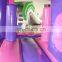 Princess bouncing castle with slide inflatable combo games