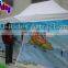 White Color Steel Frame Folding Tent With Printing