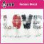top fashion Sew on 3D Sequin beads logo letter patches