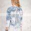 Girls Casual College Wear Tie & Dye Print Fashionable Shirt Top