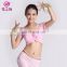 S-3035 Cheap wholesale crystal cotton belly dance lace top for women