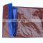high quality brown & blue Laminated Water Proof PE Tarpaulin from china suppliers