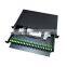 SC ST UPC APC fiber optical rack-mountable patch panel with sliding draw