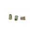 Flat head Half Hex closed end blind rivet nut