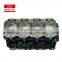 Factory supply 4JB1 short block, cylinder block assembly for engine repairing