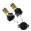 2x 2504 PSX24W 3000K Yellow 100W LED Headlight Bulbs Kit Fog Light DRL NEW