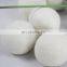 customized color 2pcs set smart sheep wool dryer decorative wooden balls