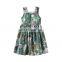 Girls' Dress 2020 Summer Cotton Strap Print Flowers Children Clothes Dress