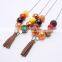 Halloween Children Necklace with fringe Girl Sweet Candy bubble beads Necklace 6Styles