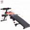 Abdominal exercise machine sit up bench with dumbbell