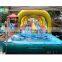 yellow kid custom commercial water inflatable nip slip n slide for sale