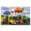 Hot selling classic outdoor kids plastic games playground kids playground slide roof canopy JMQ-G029A