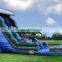 Blue Crush Tropical Waterslide Inflatable Water Slide With Pool