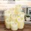 2020  Flameless 3 AAA  BATTERY OPERATED led pillar candles