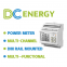 Din rail mounted multi-functional dc digital amp energy meter with data logger